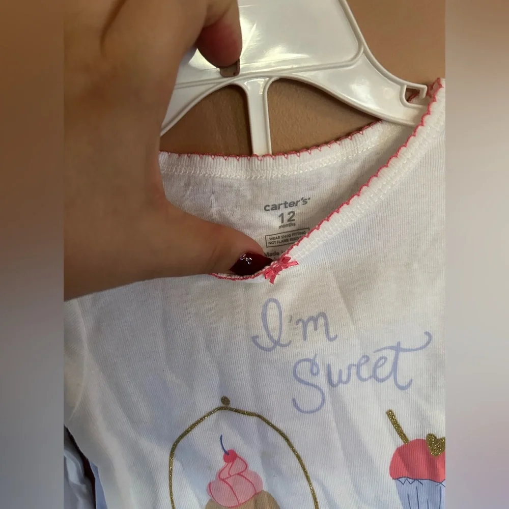 Carters 12mos pajama - never worn